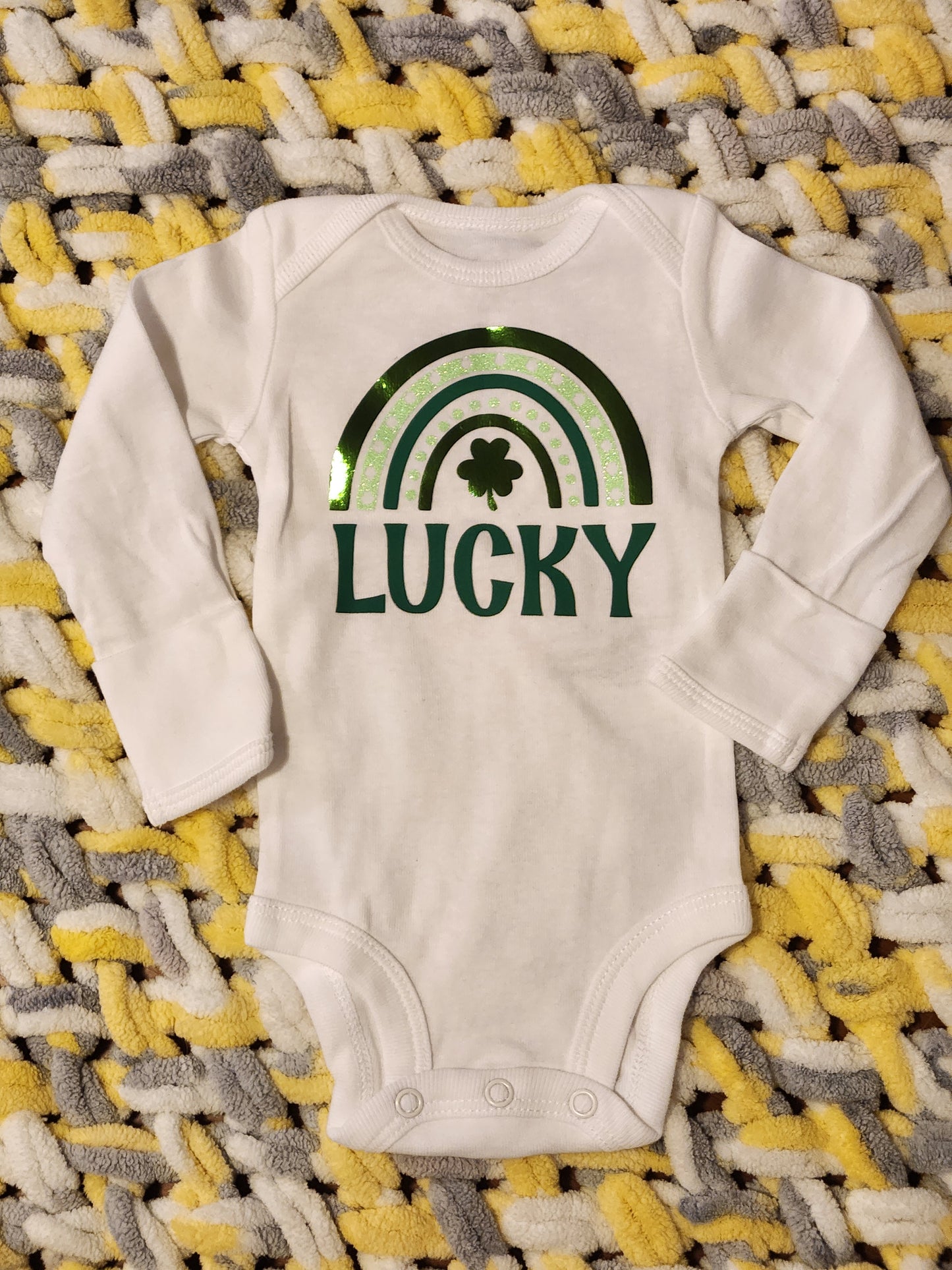 St. Pat's Lucky Rainbow Onesie
