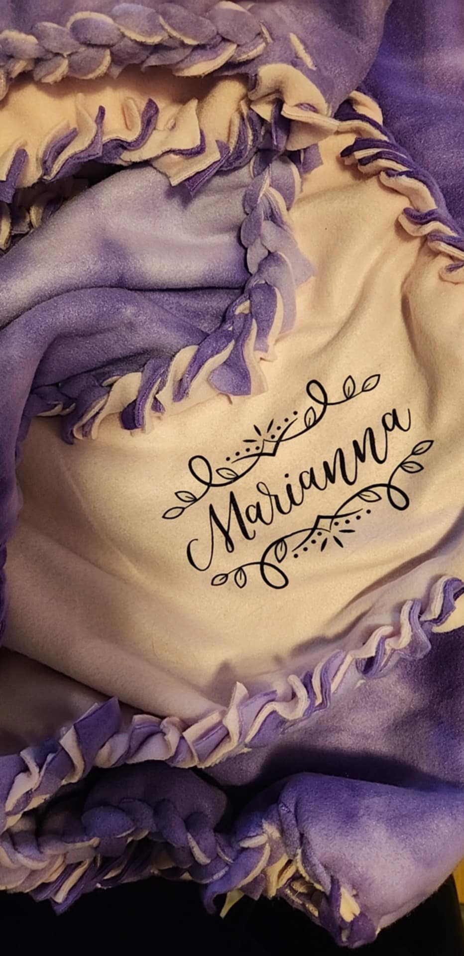 Custom Order - Sublimation on Tie Blanket