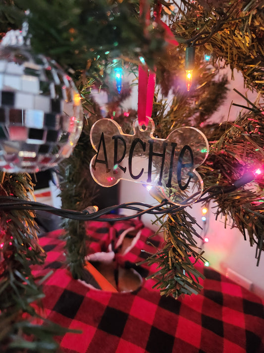 Acrylic Bone Ornament