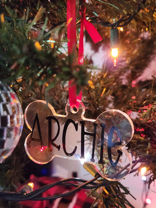 Acrylic Bone Ornament