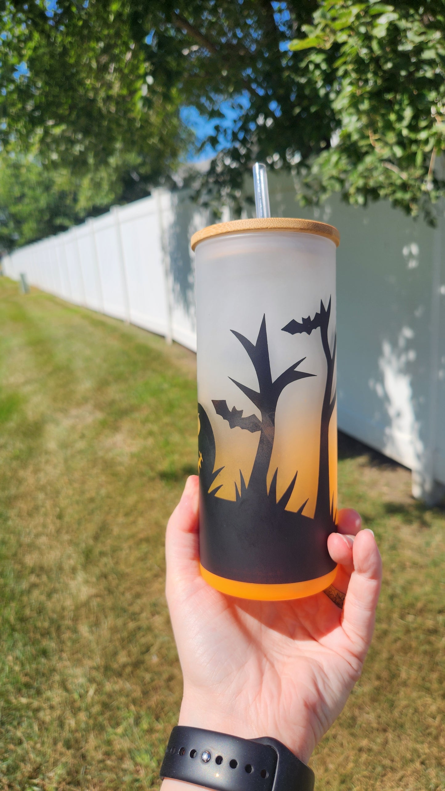 Orange Pumpkin Halloween Libbey Glass