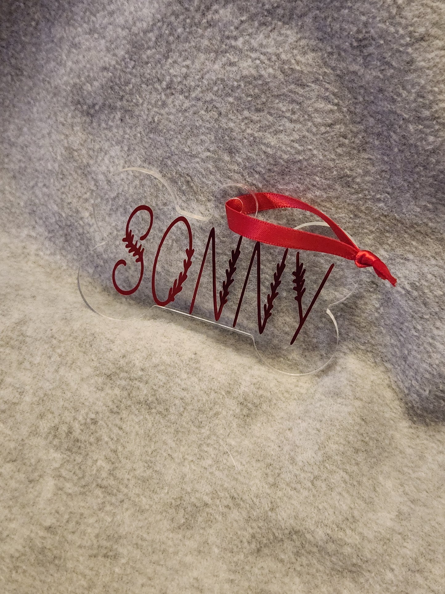 Acrylic Bone Ornament