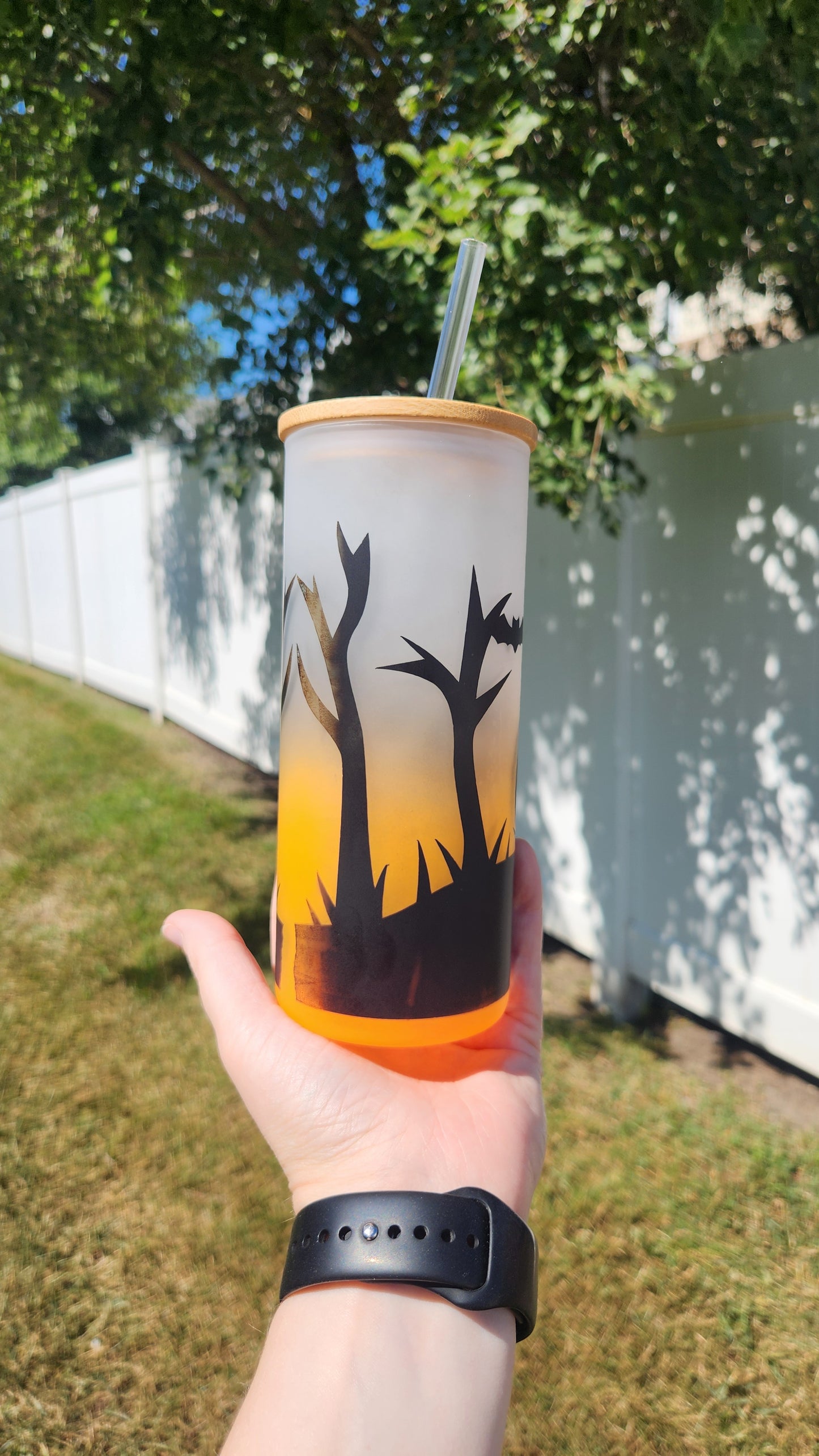 Orange Pumpkin Halloween Libbey Glass